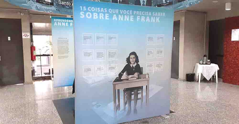 OAB Sto. André recebe exposição sobre Anne Frank