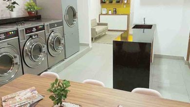 Lá na Laundry tem autosserviço de lavanderia