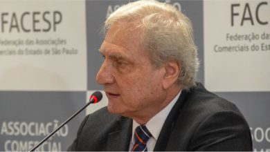 Alfredo Cotait, presidente da FACESP (a federação das associações comerciais)