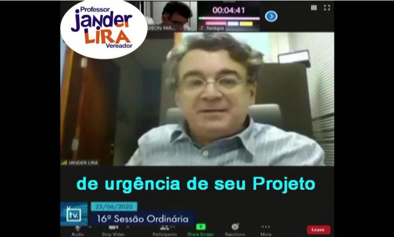 Fotos: Jander Lira participa da Sessão Virtual da Câmara de Vereadores de São Caetano do Sul