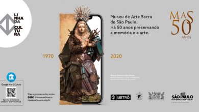 Legenda: Material promocional da exposição do MAS/SP no Google Arts&Culture em parceria com a Linha da Cultura do Metrô de SP