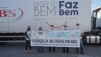DOAÇÃO DA JBS CHEGA A SÃO BERNARDO DO CAMPO (SP)