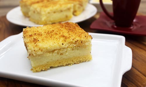 Bolo de Fubá Cremoso Fit