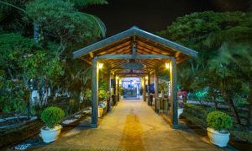 Um dos toboáguas do Brotas Eco Hotel