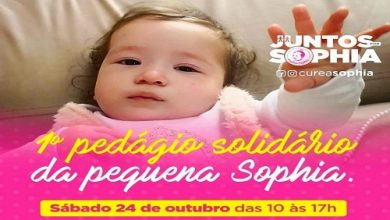 Família organiza pedágio solidário em prol de filha com AME, em São Bernardo do Campo