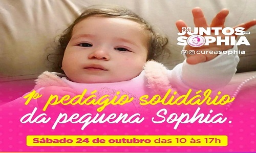 Família organiza pedágio solidário em prol de filha com AME, em São Bernardo do Campo