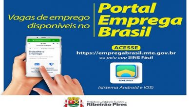 Plataformas virtuais disponibilizam vagas para moradores de Ribeirão Pires