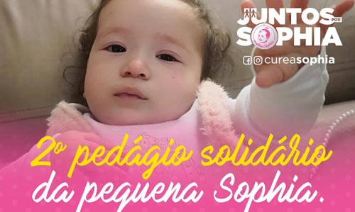 PedágioSolidário#cureaSophiaSCS