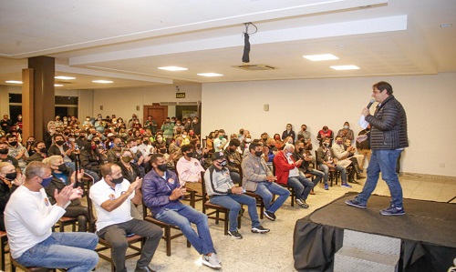 Fabio Palacio promove reunião com esportistas para apresentar suas propostas