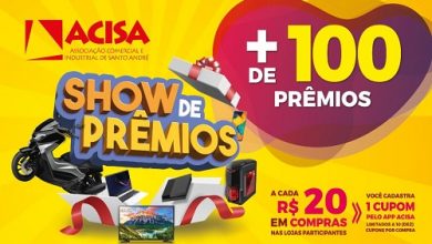 ACISA lança nova edição da campanha Show de Prêmios
