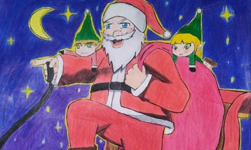 Desenho Mangá Torneio de Natal - Lairton Sales