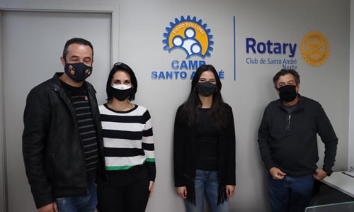 Rotary Santo André Norte tem aumento de 20% no quadro de associados e terá até família inglesa como integrante