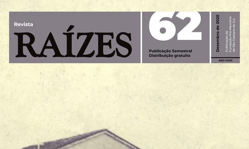 FOTOS: Capas da edição 62 da Revista Raízes e do livro Nos Caminhos da Geologia, da Cerâmica e da Arte – A trajetória de Paschoal Giardullo (Divulgação FPM)
