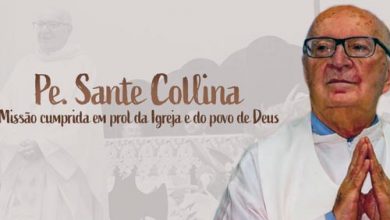 Padre Sante Collina morre por complicações da Covid