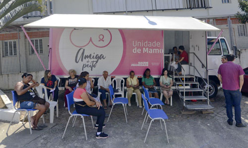 Carreta da Mamografia - Amiga do Peito - UBS União - 07 - Foto Ricardo Cassin
