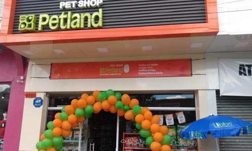 Petland Nova Gerty marca presença no comércio da Rua Visconde de Inhaúma