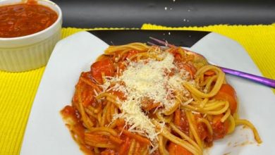 macarrão com salsicha
