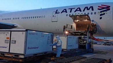 Avião com 8,6 milhões de doses da Vacina do Butantan