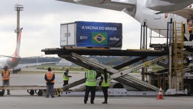 2ª remessa de insumos do ano para produzir mais 8,7 milhões de doses da vacina do Butantan