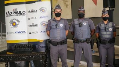 novas câmeras corporais para a Polícia Militar