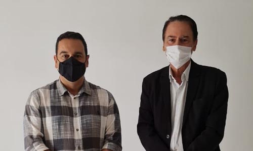 Na foto, Américo Scucuglia e Miguel Heredia
