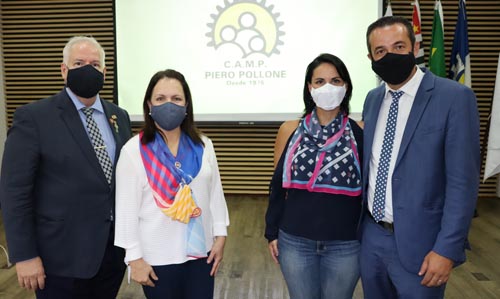 Governador do distrito elogia projetos do Rotary Santo André Norte: ‘faz com excelência’