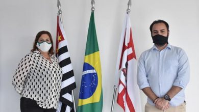 Vereador Pedrinho Botaro e secretária Silvia Prin Grecco