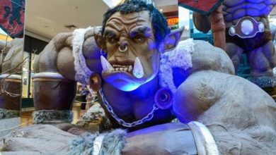Exposição "ORCS - OS OGROS GIGANTES" no ParkShopping São Caetano vai até este sábado