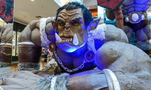 Exposição "ORCS - OS OGROS GIGANTES" no ParkShopping São Caetano vai até este sábado