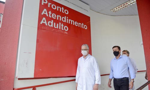 210326 - Visita - Pronto Socorro Central - Covid - 12 - Foto Ricardo Cassin