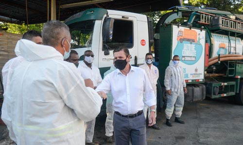 Prefeitura de São Bernardo intensifica ação de desinfecção de vias públicas e equipamentos de Saúde