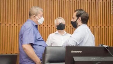 Marcio Chaves, Almir Cicote e Pedro Botaro na Câmara Municipal