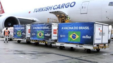 Voo com mais 5 milhões de doses da Vacina do Butantan