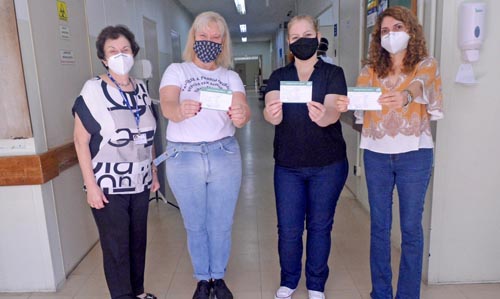 Vacinação profissionais da educação - Foto - Angelo Baima