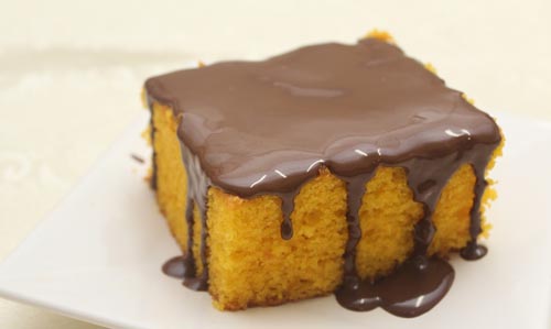 Bolo de Cenoura Zero Açúcar, Zero Glúten e Zero Lactose