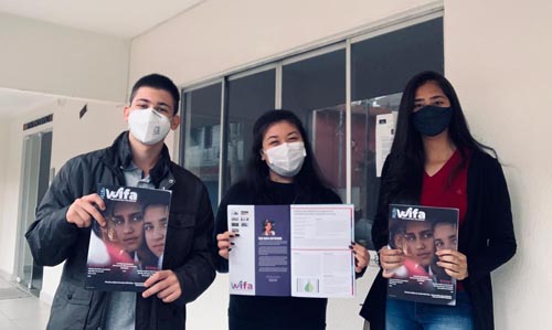 Alunos do Alcina e revista Wifa