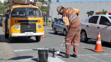 Pintura de Faixas de Pedestres