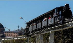 Na foto: Trem do Devoto, em Aparecida (SP). 