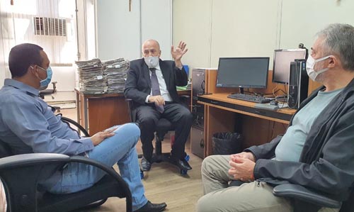 O vereador de São Paulo, Alessandro Guedes, o promotor do Meio Ambiente de São Paulo, José Luiz Saikali, e o vereador de Santo André, Ricardo Alvarez. Foto: Divulgação