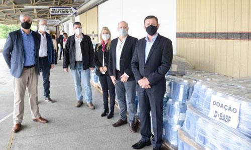 BASF doa 5 toneladas de Soluprat Hospitalar