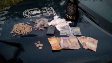 Drogas apreendidas em prisão
