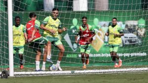 O jogador Bruno Rodrigues já está com cronograma de atividades e inicia treino com elenco - Crédito: Cesar Greco/Palmeiras/by Canon