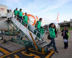 Comissão técnica do Palmeiras resolveu poupar sete titulares, que ficaram em São Paulo - Crédito: Fabio Menotti/Palmeiras/by Canon