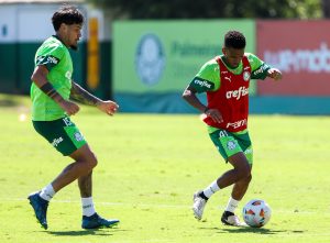Gustavo Gómez, recuperado de lesão no dedo do pé, já participa do treino e, também, está à disposição - Crédito: Fabio Menotti Palmeiras by Canon
