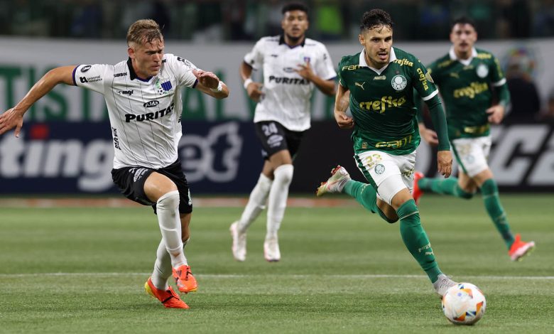 Raphael Veiga foi o responsável pelas três assistências que terminaram em gol no Allianz Parque - Crédito: Cesar Greco/Palmeiras/by Canon