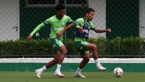 O lateral-direito Marcos Rocha vira opção com a lesão de Mayke - Crédito: Cesar Greco/Palmeiras/by Canon