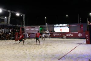 São Caetano virou o palco de espetáculos nas areias da praia da Arena Goiás - Crédito: Mendonça Júnior
