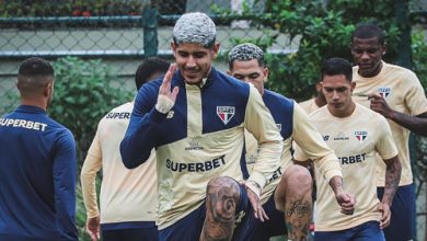 Elenco treinou ontem (15) no CT da Barra Funda para enfrentar o time equatoriano - Crédito: São Paulo Futebol Clube