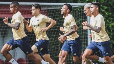 Elenco volta a campo hoje (21) pela manhã para mais uma série de treinos antes do duelo pela Copa do Brasil - Crédito: São Paulo Futebol Clube