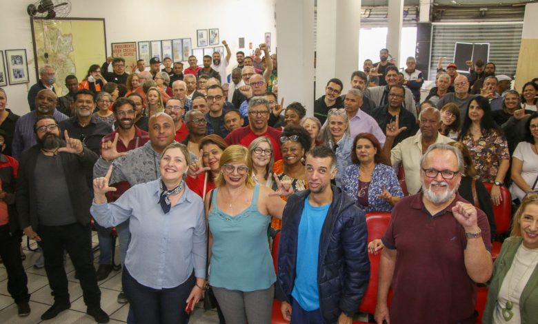 Encontro reuniu cerca de 200 pessoas para debater plano de governo do PT em Santo André - Crédito: Cadu Bazilevski